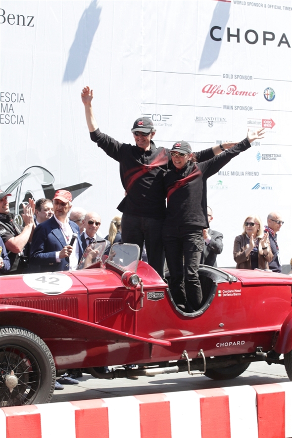 MILLE MIGLIA - Esta vez prevalecieron los italianos: